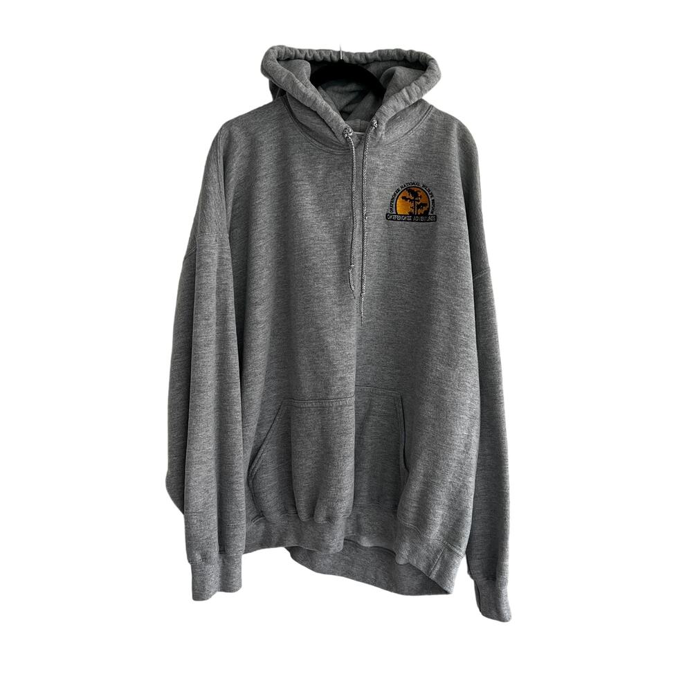 Men's Hoodie, 2xl, Heavy Blend, Gray, Okefenoke Adventures